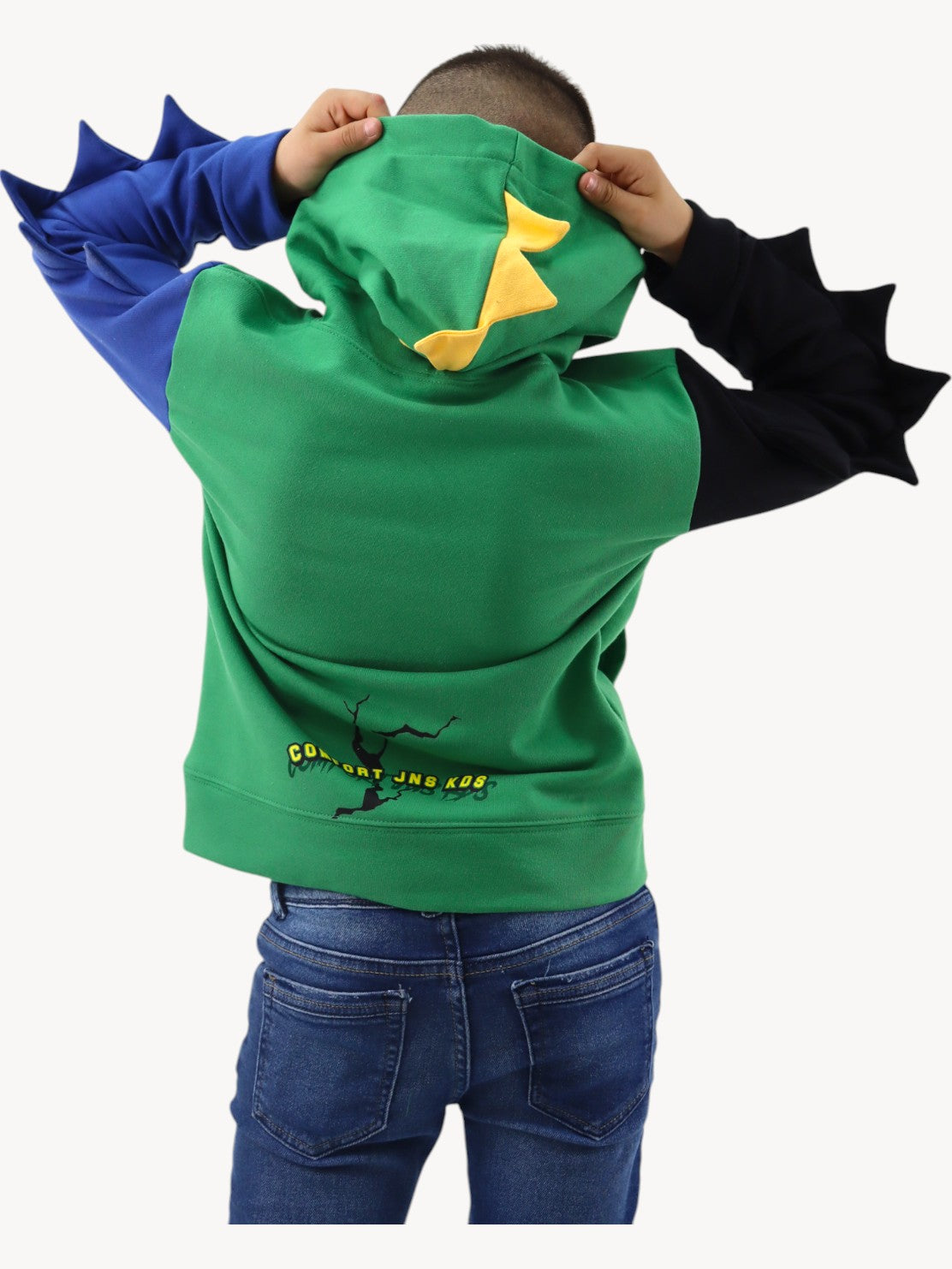 Sudadera con diseño de dinosaurio