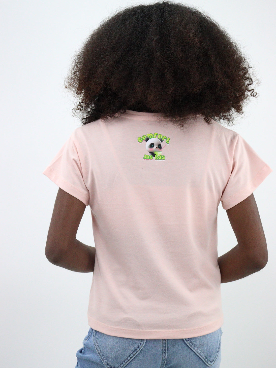 Playera manga corta con estampado de panda
