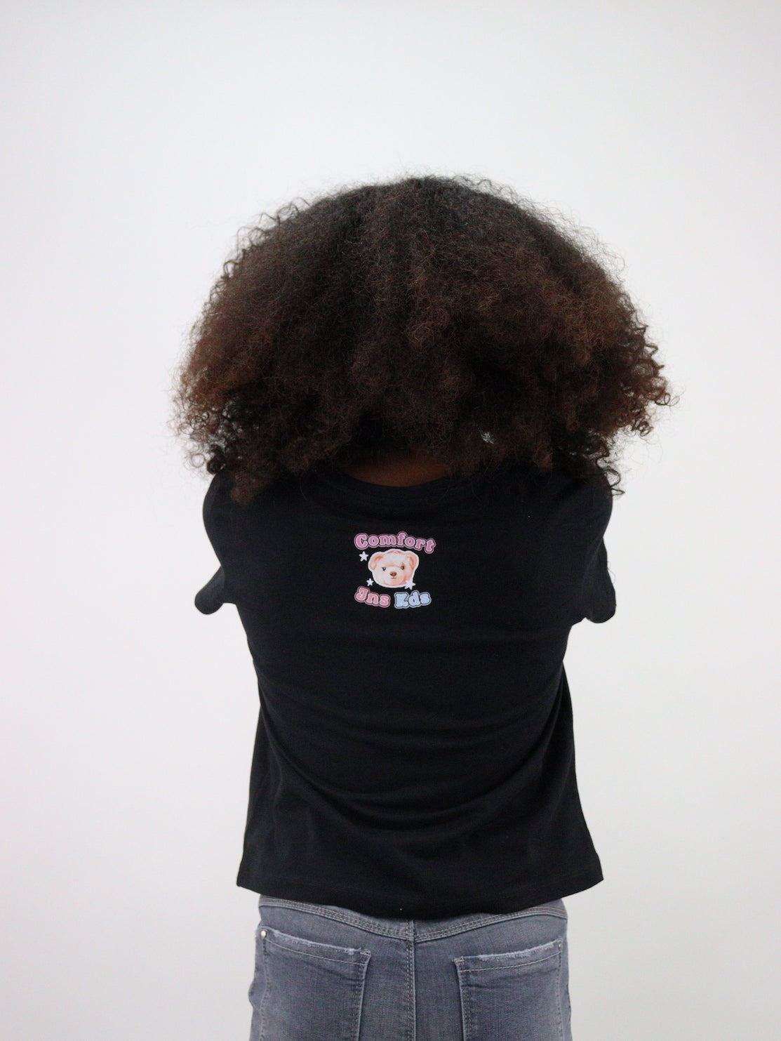 Playera manga corta con print de osos