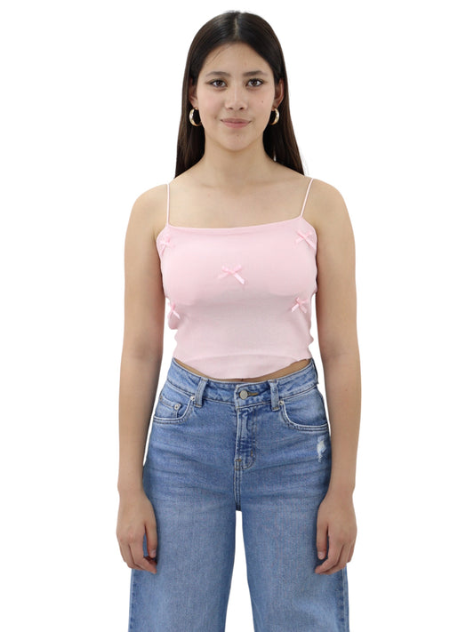 Blusa tank coquette