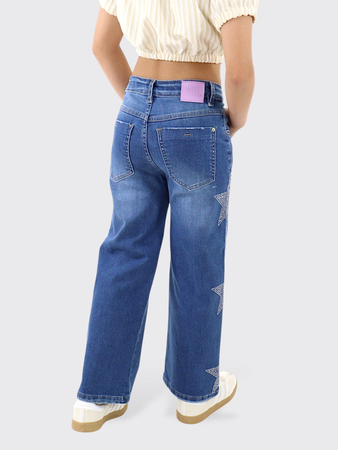 Jeans Wide Brillos