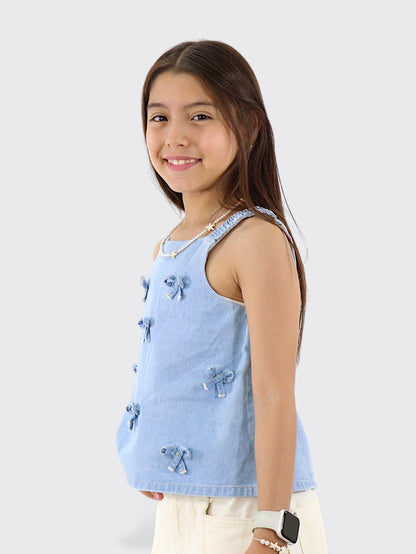Blusa Tank Denim