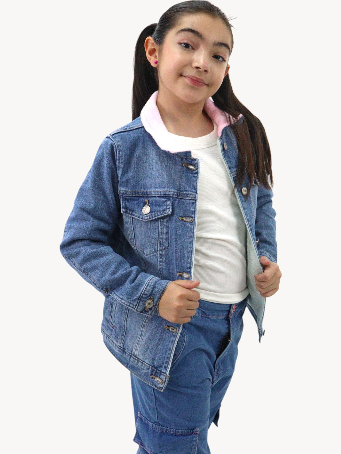Chamarra Denim Con Forro
