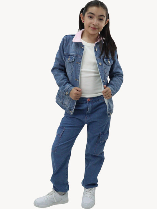 Chamarra Denim Con Forro