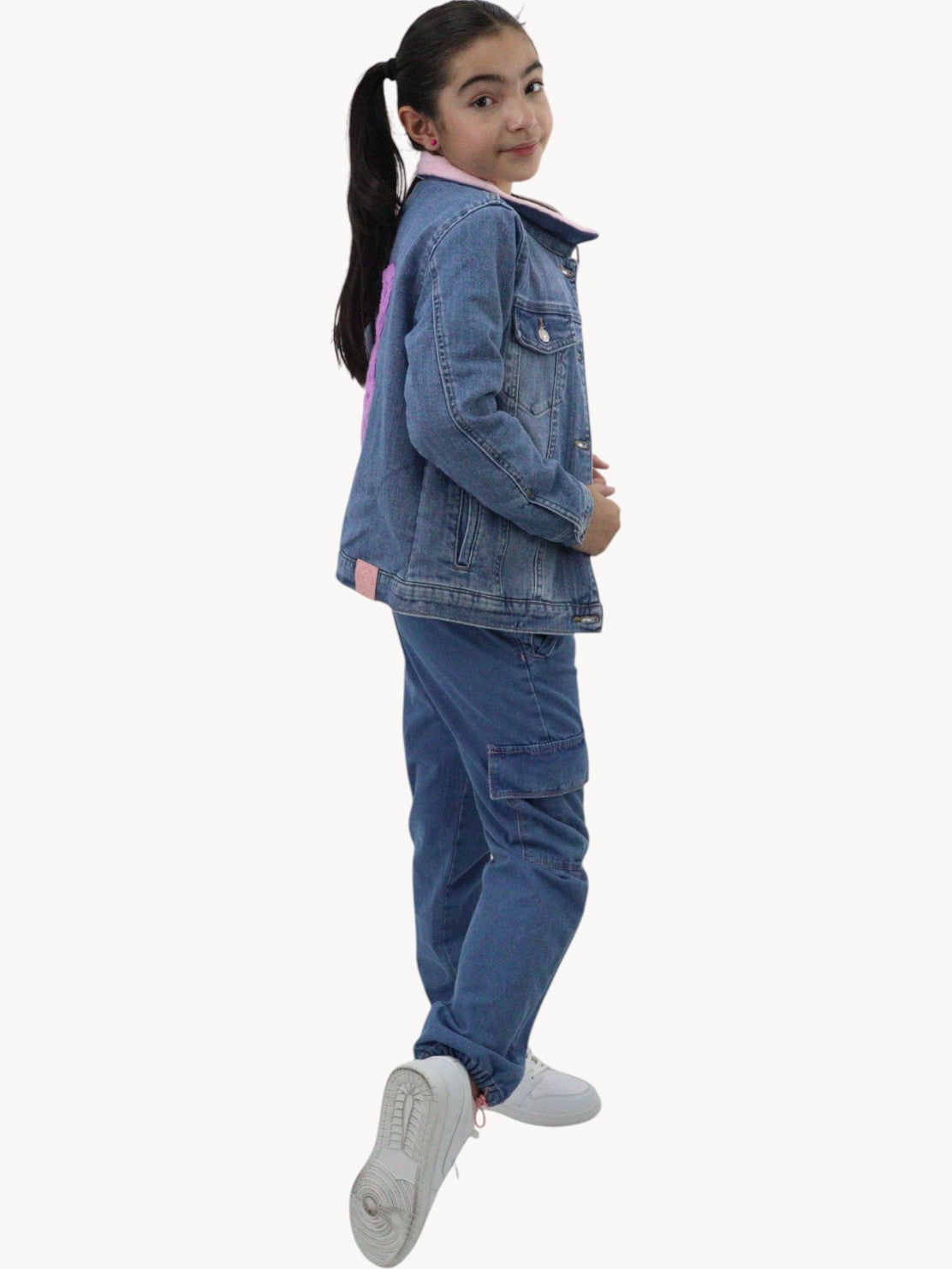 Chamarra Denim Con Forro