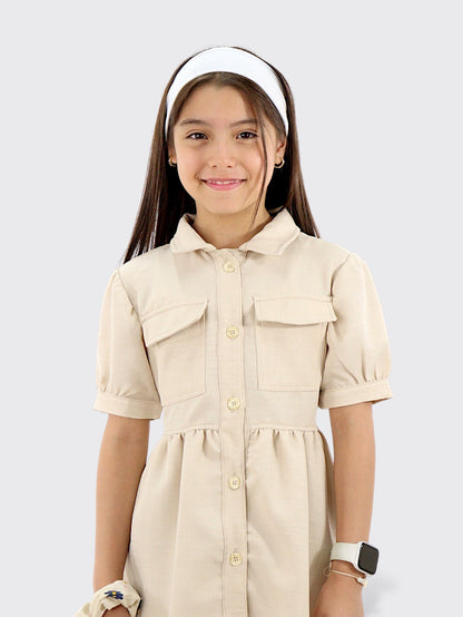 Vestido Manga Corta