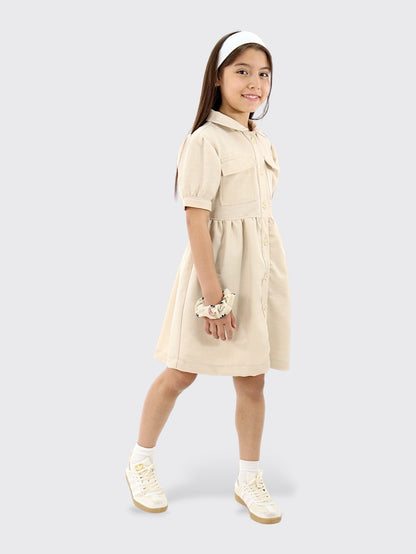 Vestido Manga Corta