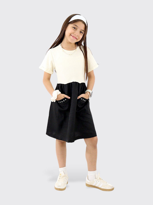 Vestido Manga Corta