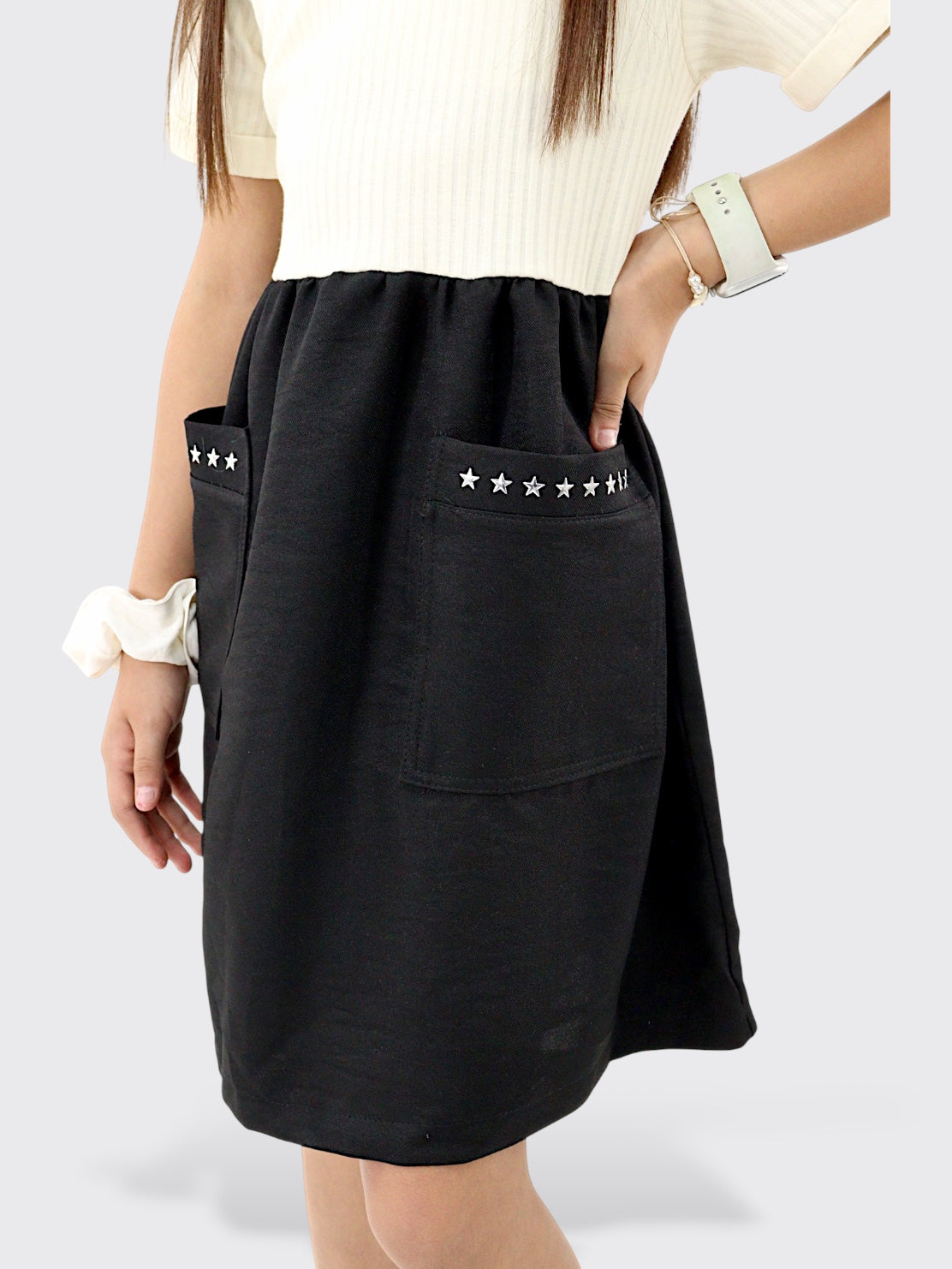 Vestido Manga Corta