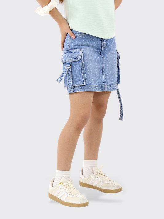 Falda Cargo Con Short