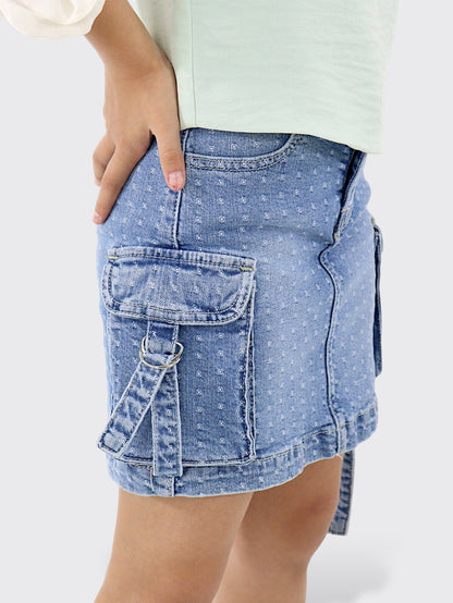 Falda Cargo Con Short