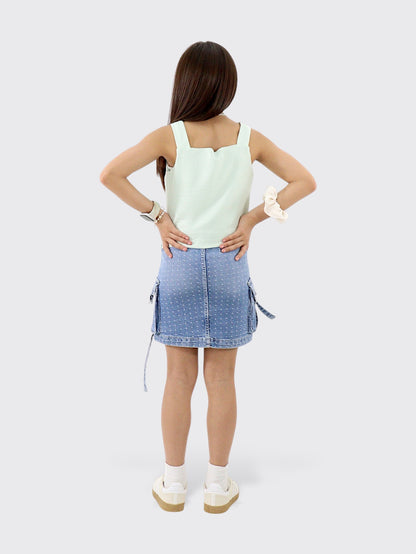 Falda Cargo Con Short