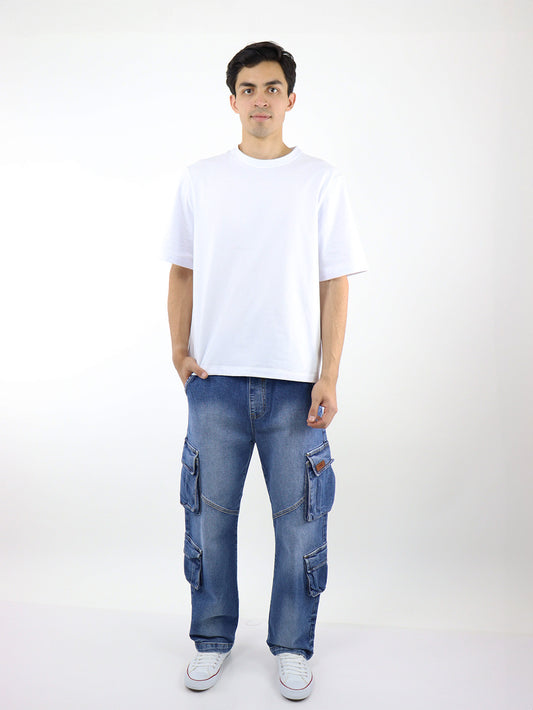 Jeans baggy cargo