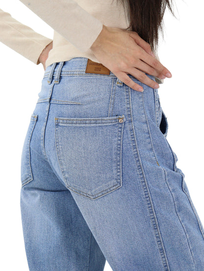 Jeans Barrel-Tiro Medio