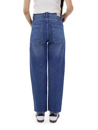 Jeans Baggy Tiro Alto