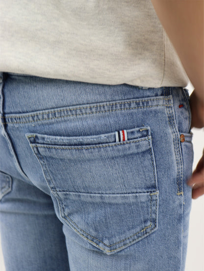 Vaquero slim fit azul claro