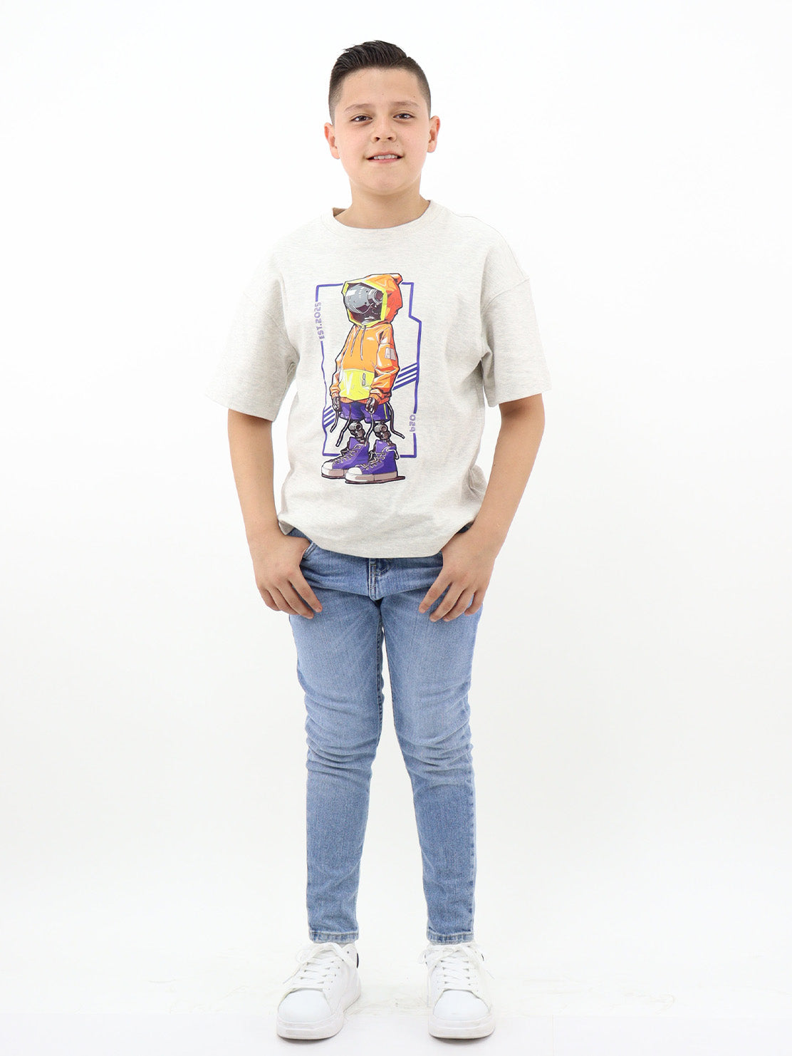 Vaquero slim fit azul claro
