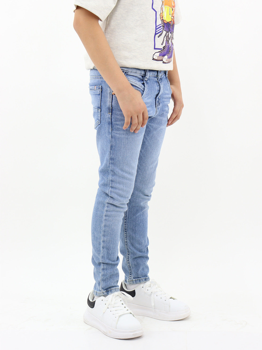 Vaquero slim fit azul claro