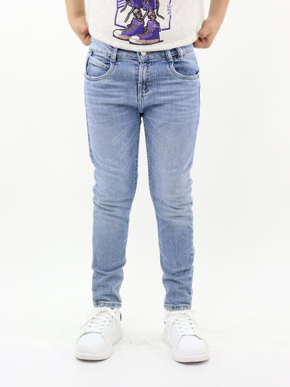 Vaquero slim fit azul claro