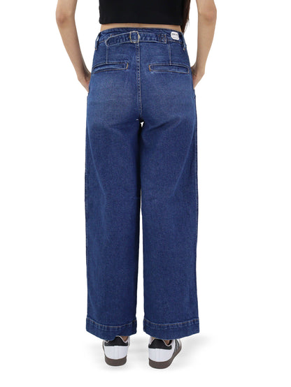 Jeans Wide-Tiro Alto