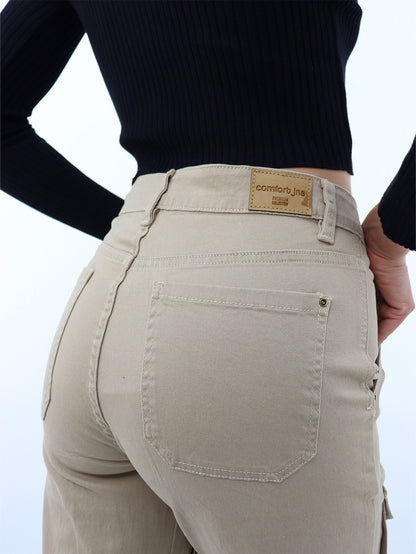 Pantalón gabardina multipocket