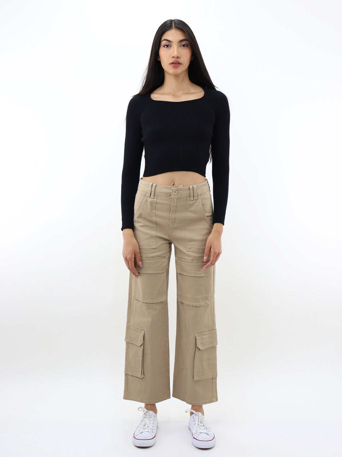 Pantalón gabardina multipocket