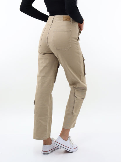 Pantalón gabardina multipocket