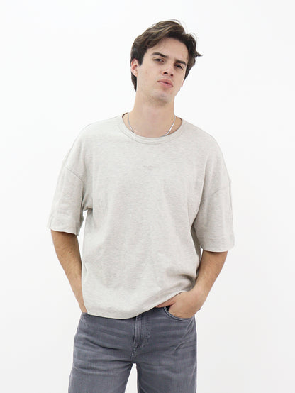 Playera oversize manga corta