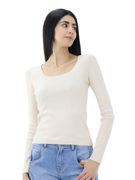 Suéter Beige Claro