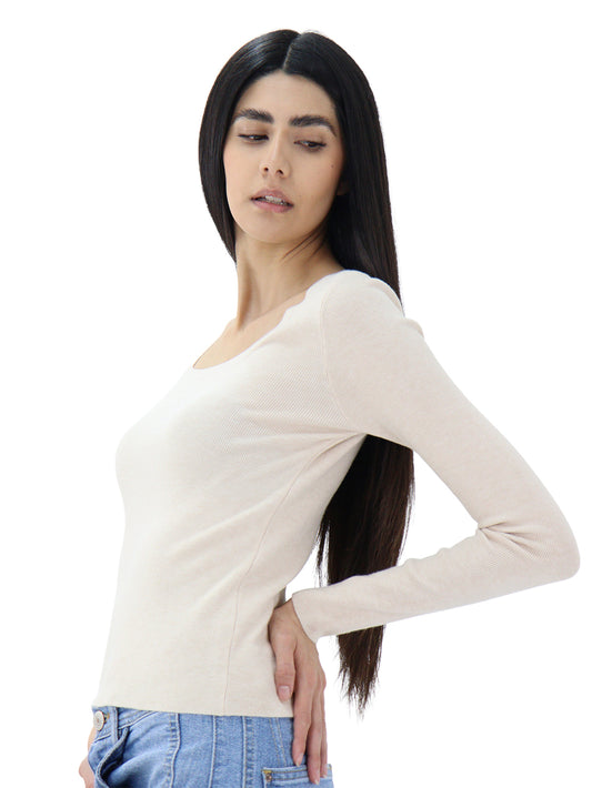 Suéter Beige Claro