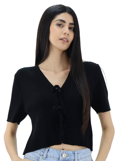 Blusa con cordón