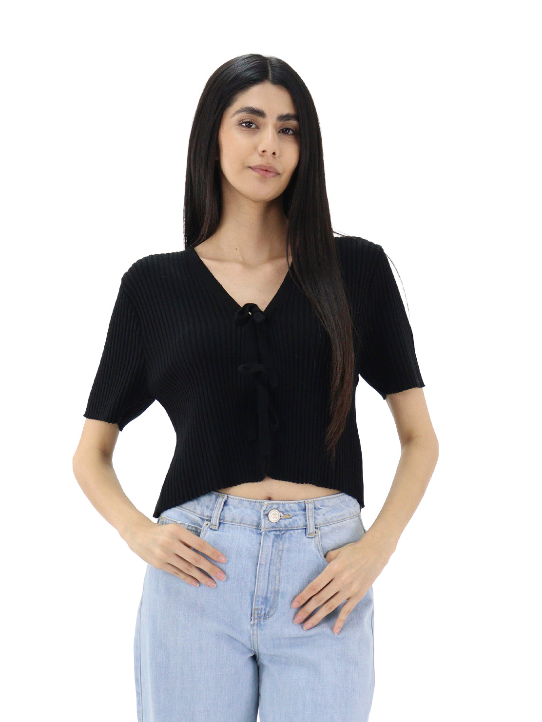 Blusa con cordón
