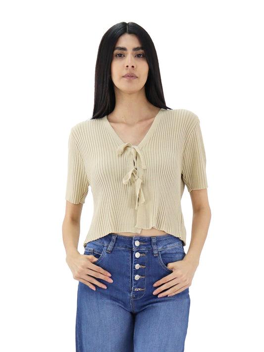 Blusa con cordón