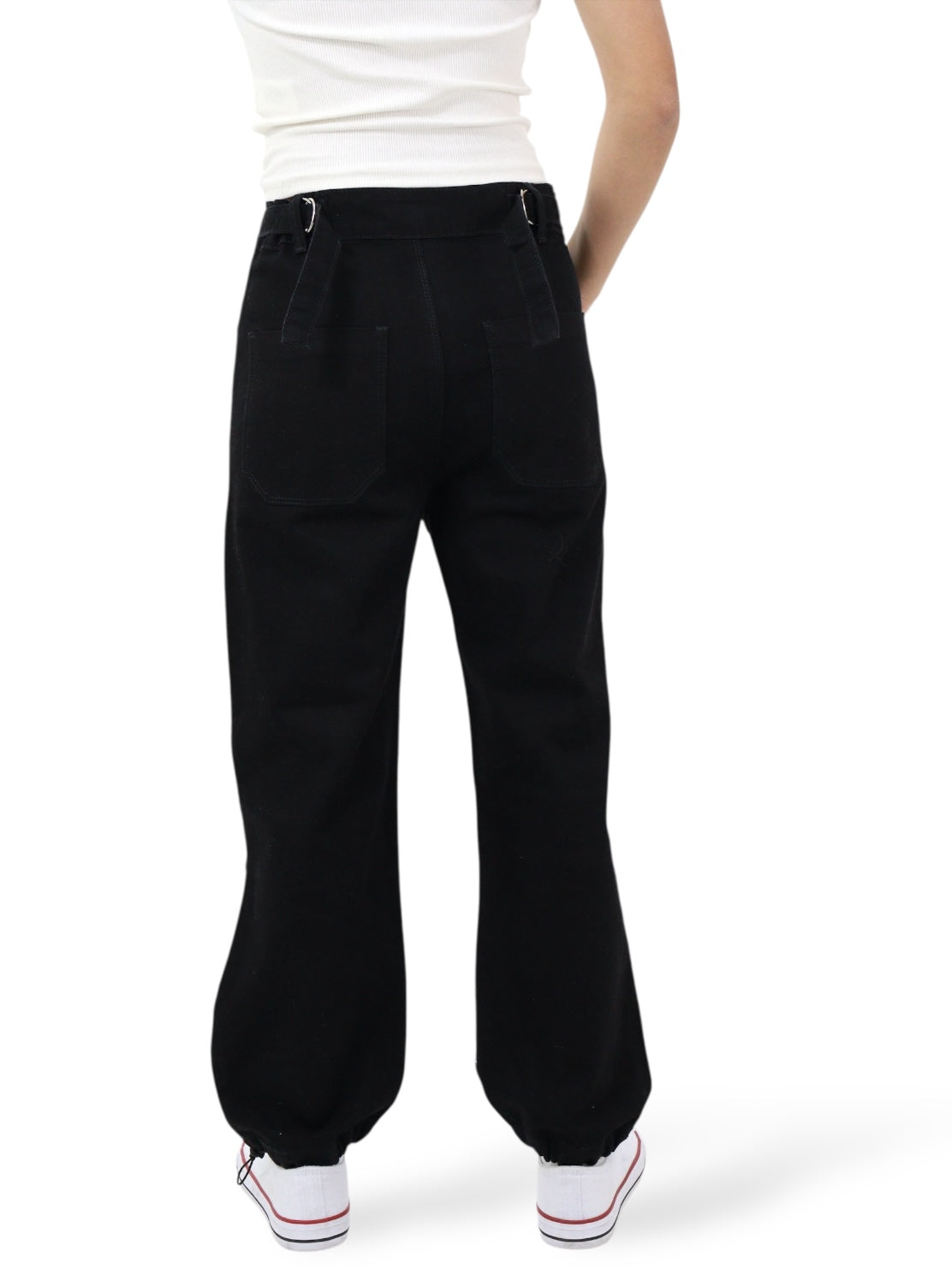 Jeans Parachute Con Pedrería