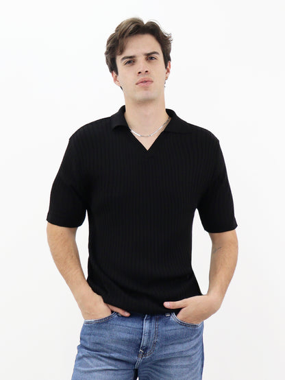 Polo Tejido Acanalado